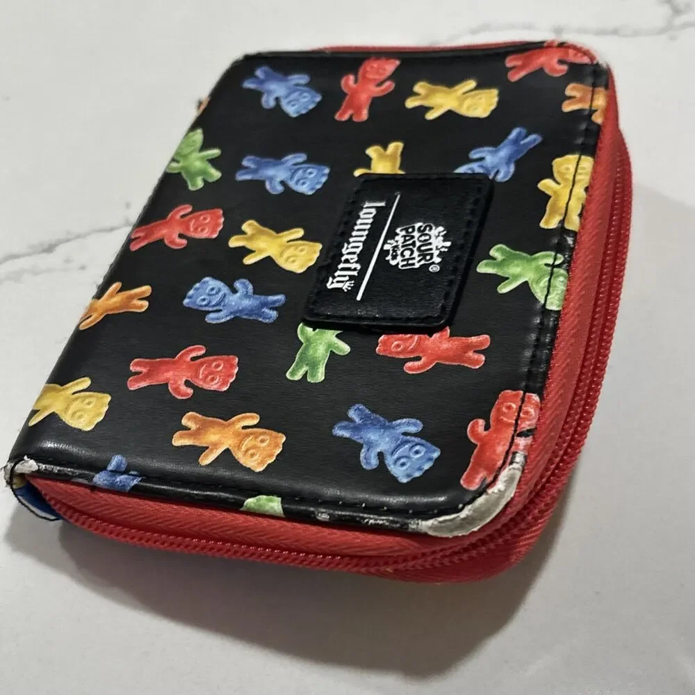 Vegan Faux Leather Loungefly Sour Patch Kid Wallet